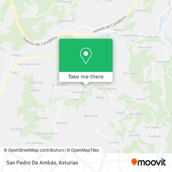 mapa San Pedro De Ambás