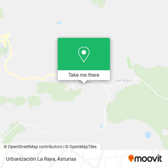 Urbanización La Raya map