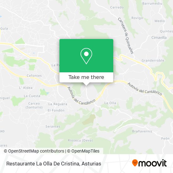 Restaurante La Olla De Cristina map