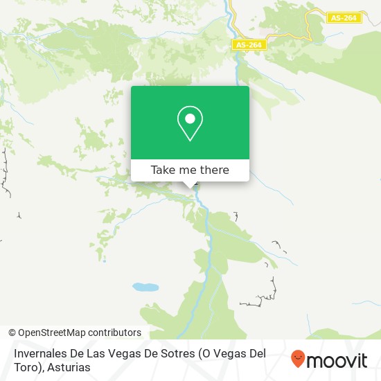 Invernales De Las Vegas De Sotres map