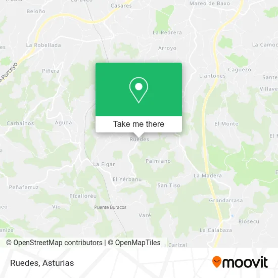 Ruedes map