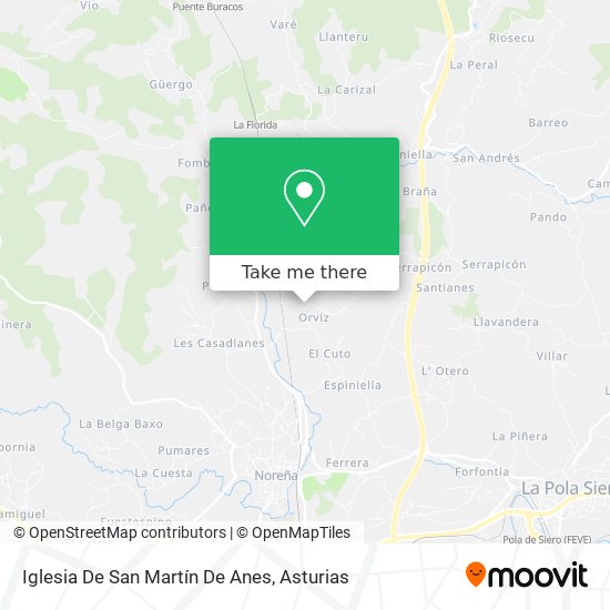 Iglesia De San Martín De Anes map