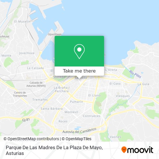 Parque De Las Madres De La Plaza De Mayo map
