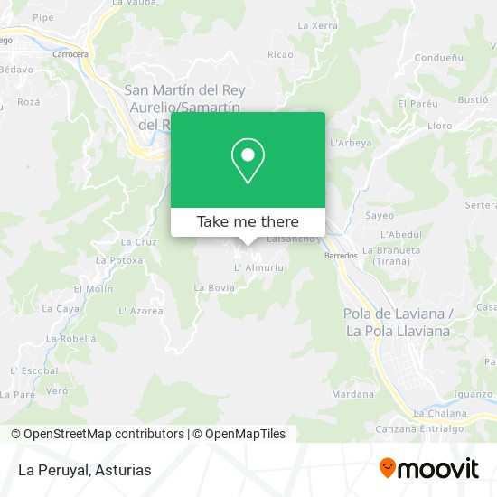 La Peruyal map