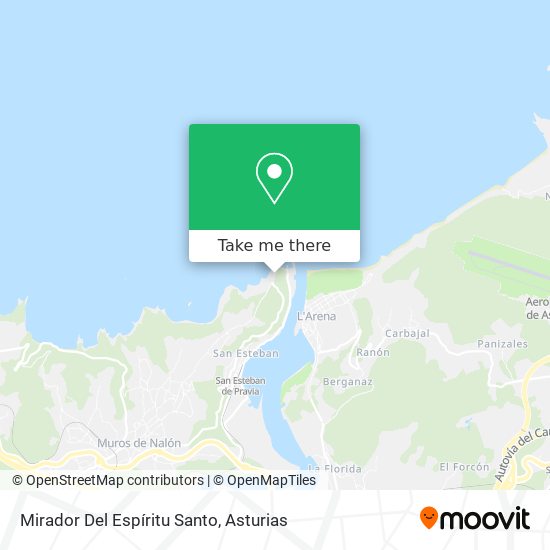 Mirador Del Espíritu Santo map