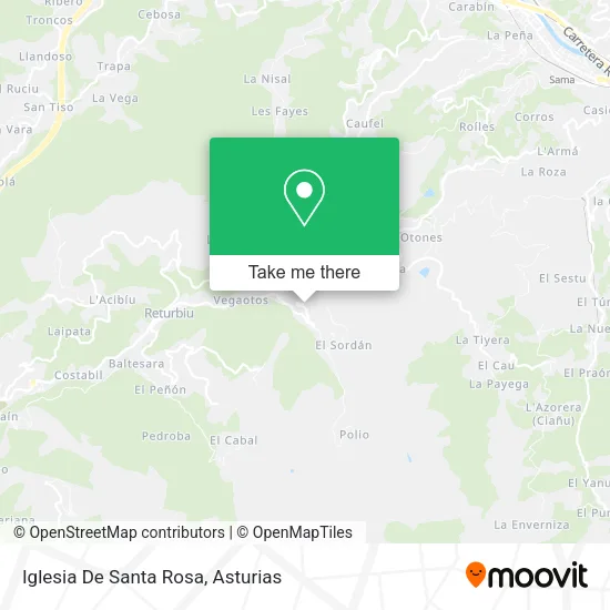 Iglesia De Santa Rosa map