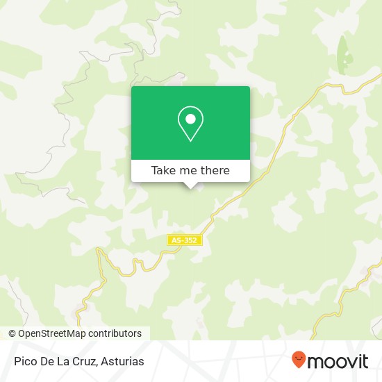 Pico De La Cruz map