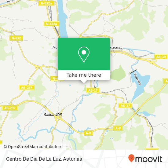 Centro De Dia De La Luz map