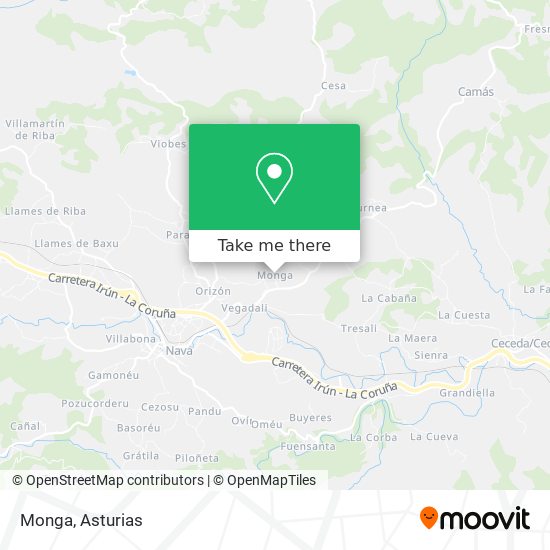 Monga map