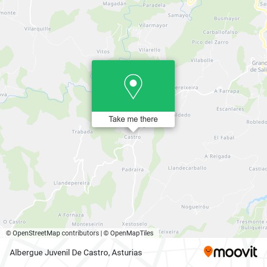 Albergue Juvenil De Castro map