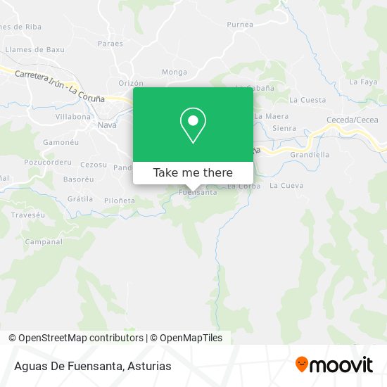 Aguas De Fuensanta map