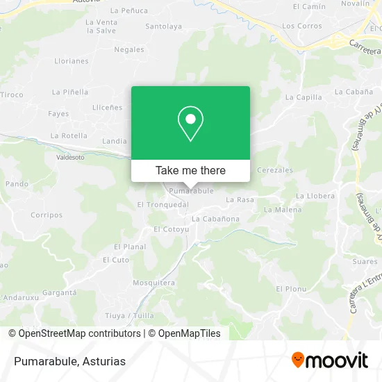 Pumarabule map