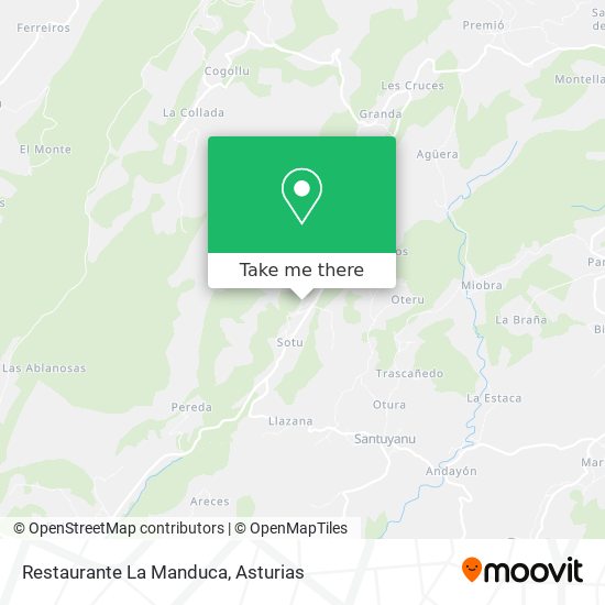 Restaurante La Manduca map