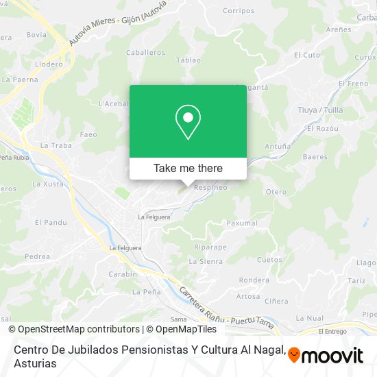 Centro De Jubilados Pensionistas Y Cultura Al Nagal map