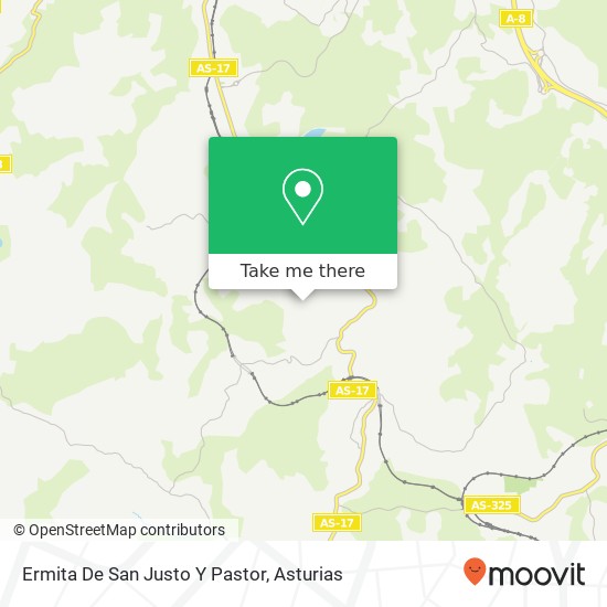 Ermita De San Justo Y Pastor map