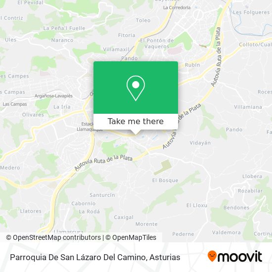 Parroquia De San Lázaro Del Camino map