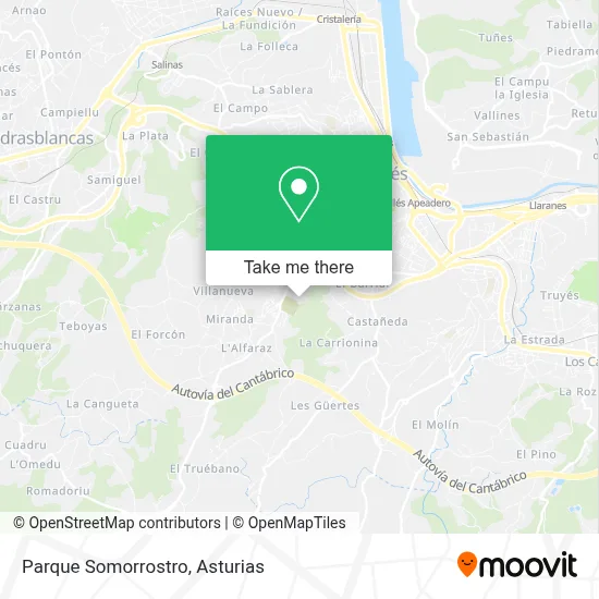 Parque Somorrostro map