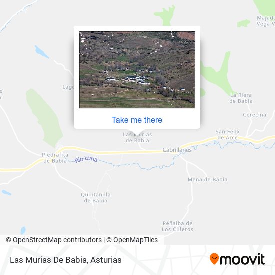 mapa Las Murias De Babia