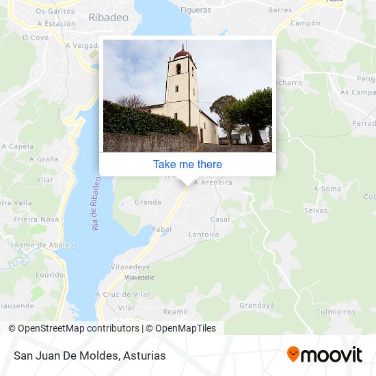 San Juan De Moldes map