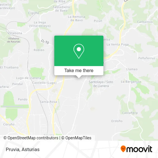 Pruvia map