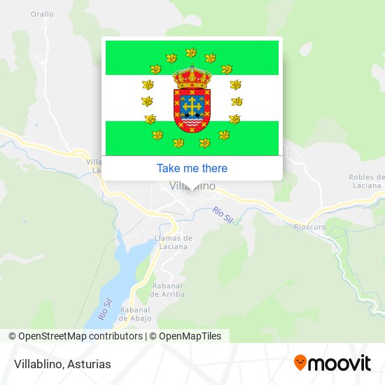 mapa Villablino