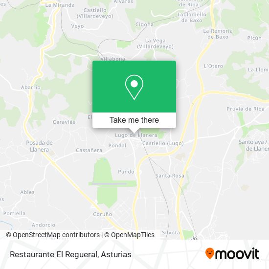 Restaurante El Regueral map