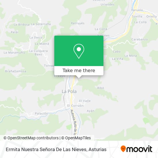 Ermita Nuestra Señora De Las Nieves map