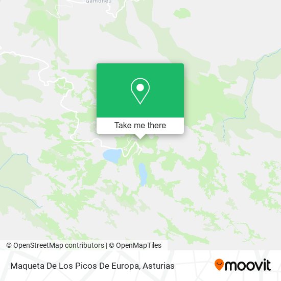 Maqueta De Los Picos De Europa map
