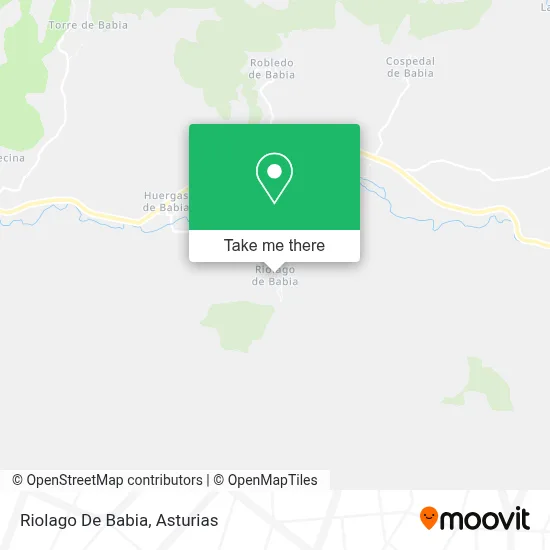 Riolago De Babia map