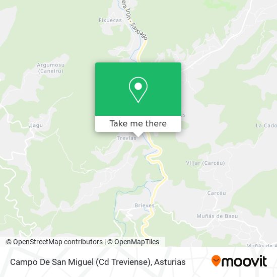 mapa Campo De San Miguel (Cd Treviense)