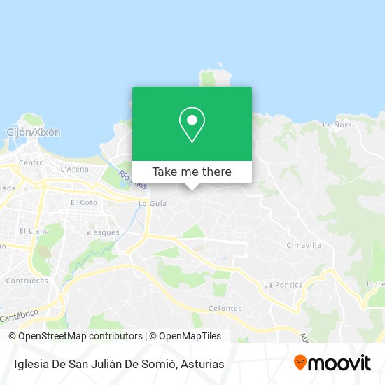Iglesia De San Julián De Somió map