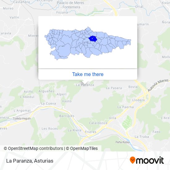 La Paranza map