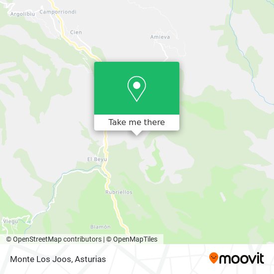 mapa Monte Los Joos