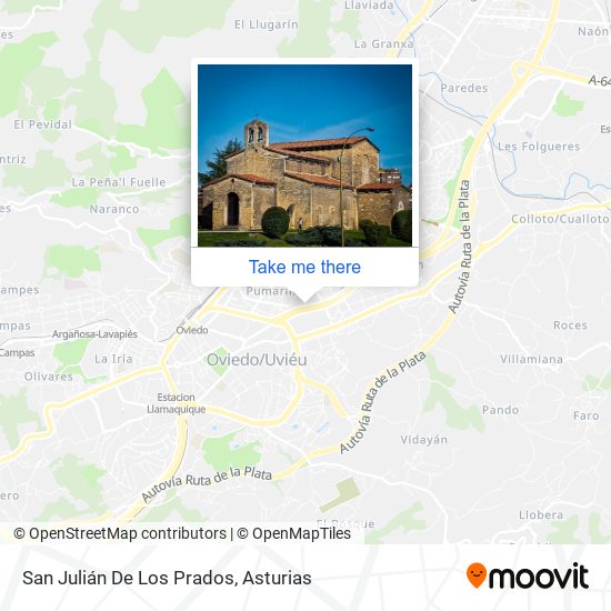 San Julián De Los Prados map