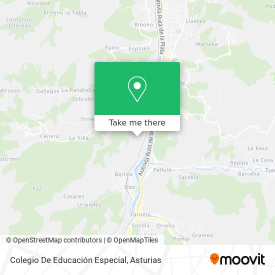 Colegio De Educación Especial map