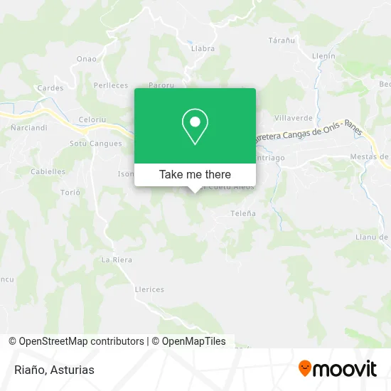 Riaño map