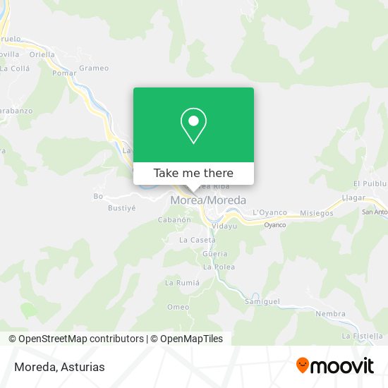 Moreda map