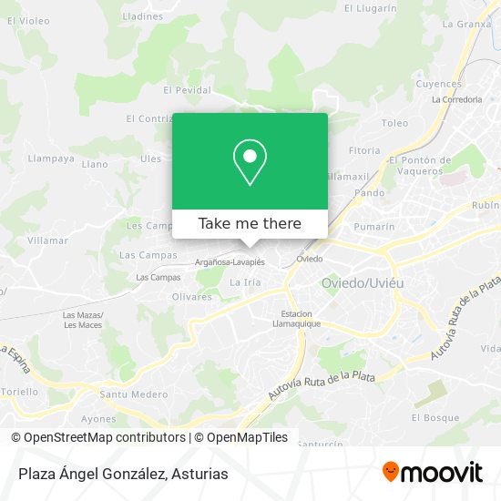Plaza Ángel González map