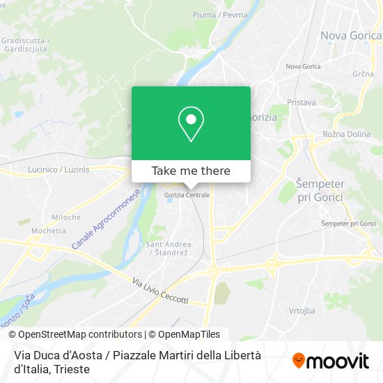 Via Duca d'Aosta / Piazzale Martiri della Libertà d'Italia map