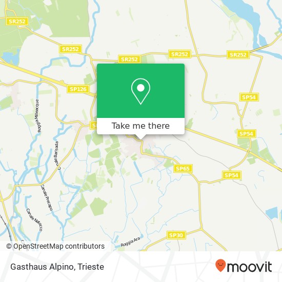 Gasthaus Alpino map