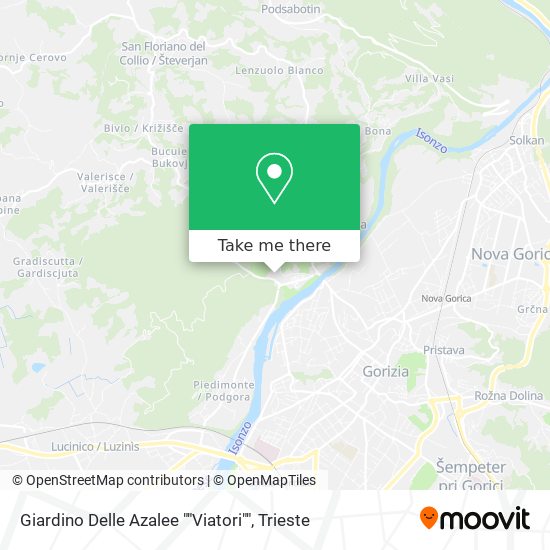 Giardino Delle Azalee ""Viatori"" map
