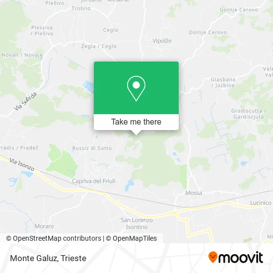 Monte Galuz map
