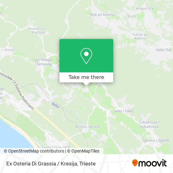 Ex Osteria Di Grassia / Kresija map