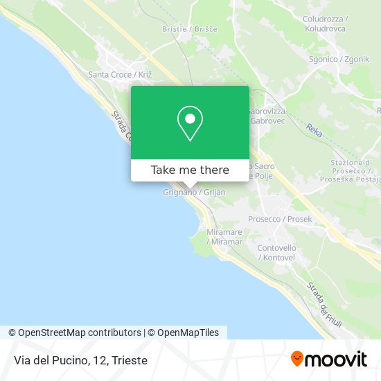 Via del Pucino, 12 map