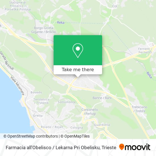 Farmacia all'Obelisco / Lekarna Pri Obelisku map