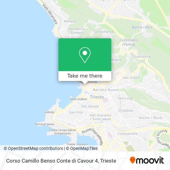 Corso Camillo Benso Conte di Cavour  4 map