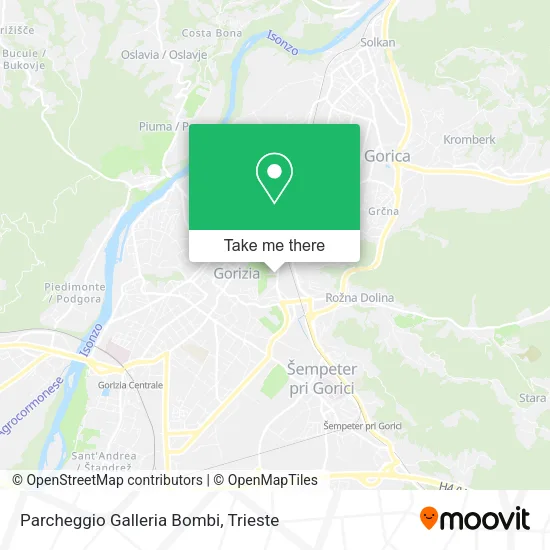 Parcheggio Galleria Bombi map