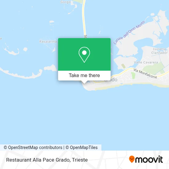 Restaurant Alla Pace Grado map