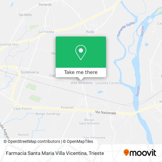 Farmacia Santa Maria Villa Vicentina map