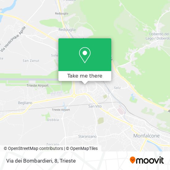 Via dei Bombardieri, 8 map